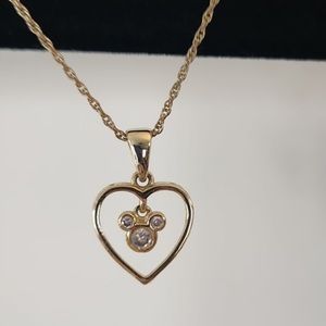 Disney Heart Pendant Necklace